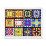 12 Different Tea Bag Tiles - Origami Folding Flyer