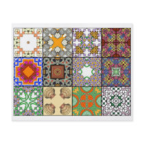 12 Different Tea Bag Tiles - Origami Folding Flyers