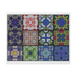 12 Different Tea Bag Tiles - Origami Folding flyers