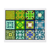 12 Different Tea Bag Tiles - Origami Folding Flyers