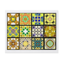 12 Different Tea Bag Tiles - Origami Folding Flyer