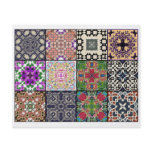 12 Different Tea Bag Tiles - Origami Folding flyers