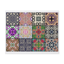 12 Different Tea Bag Tiles - Origami Folding Flyers
