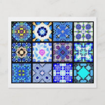 12 Different Tea Bag Tiles - Origami Folding Flyers