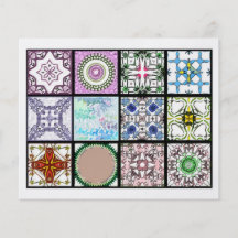 12 Different Tea Bag Tiles - Origami Folding Full Color Flyer