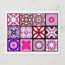 12 Different Tea Bag Tiles - Origami Folding Personalized Flyer