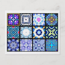 12 Different Tea Bag Tiles - Origami Folding Custom Flyer