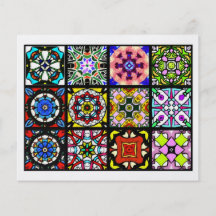 12 Different Tea Bag Tiles - Origami Folding Flyers