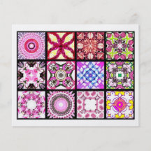 12 Different Tea Bag Tiles - Origami Folding Full Color Flyer