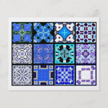 12 Different Tea Bag Tiles - Origami Folding Full Color Flyer