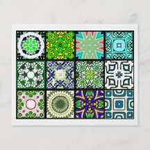 12 Different Tea Bag Tiles - Origami Folding Flyer