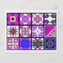 12 Different Tea Bag Tiles - Origami Folding Flyer