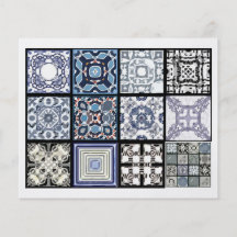 12 Different Tea Bag Tiles - Origami Folding Flyer Design