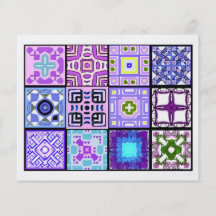 12 Different Tea Bag Tiles - Origami Folding Flyer