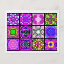 12 Different Tea Bag Tiles - Origami Folding Flyers