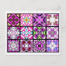 12 Different Tea Bag Tiles - Origami Folding Custom Flyer