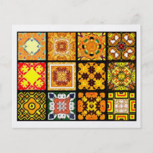 12 Different Tea Bag Tiles - Origami Folding Personalized Flyer
