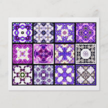 12 Different Tea Bag Tiles - Origami Folding Full Color Flyer