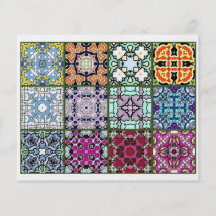 12 Different Tea Bag Tiles - Origami Folding Personalized Flyer