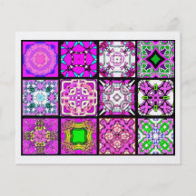 12 Different Tea Bag Tiles - Origami Folding Flyers