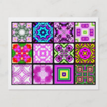 12 Different Tea Bag Tiles - Origami Folding Flyers
