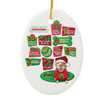 12 Dogs of Christmas Christmas Ornament