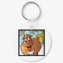 12 Farts of Christmas Reindeer keychains