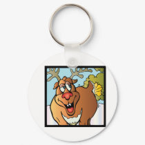 12 Farts of Christmas Reindeer keychains