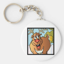 12 Farts of Christmas Reindeer Keychain