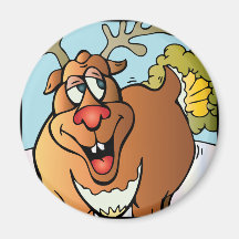 12 Farts of Christmas Reindeer Magnet