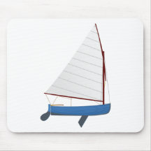 12 Foot Sailing Dinghy Mouse Pad