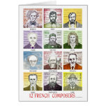 12 French Composers Card