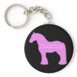 12 Hands Draft Horse Key Chain
