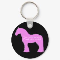 12 Hands Draft Horse keychains