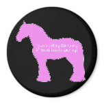 12 Hands Draft Horse Refrigerator Magnet