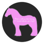 12 Hands Draft Horse stickers