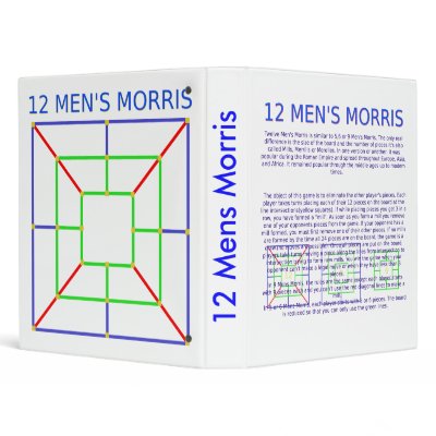 12 MENS MORRIS binder by games_on_shirts