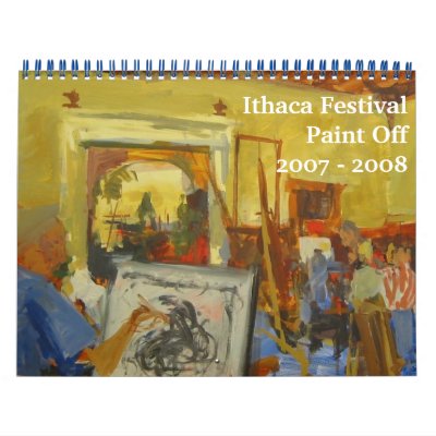 12 Month Ithaca Festival Paint Off Calendar by ithacafestival