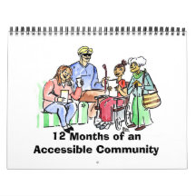12 Months of an Accessible Community Wall Calendars