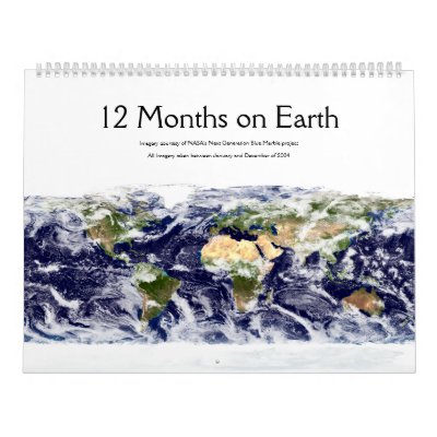 12 Months on Earth Calendar by ImperfectSense