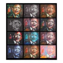 12 Obamas posters