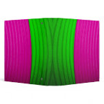12 Pink & Green 1.5" Avery Binder