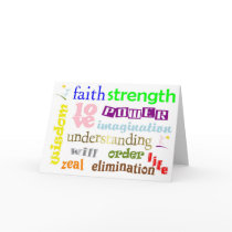 12 Powers Design Greeting Card