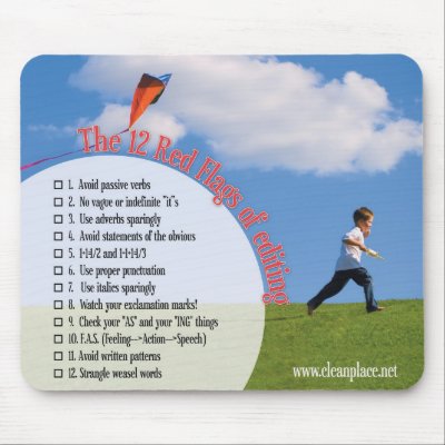 12 Red Flags Mousepad by MangyCat