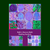 12 Reiki n Karuna Reiki Signs - postcards by doonagiri 12 Reiki n Karuna Reiki Signs - postcards
