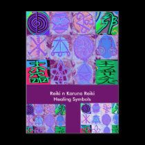 12 Reiki n Karuna Reiki Signs - postcards by doonagiri 12 Reiki n Karuna Reiki Signs - postcards