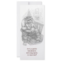 12 Step Santa - Christmas rack cards