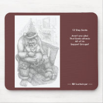 12 Step Santa - Mousepad