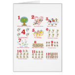 12 twelves days of christmas complete greeting cards