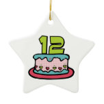 12 Year Old Birthday Cake Ornaments